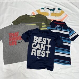 Set of 5 boys short sleeve shirts